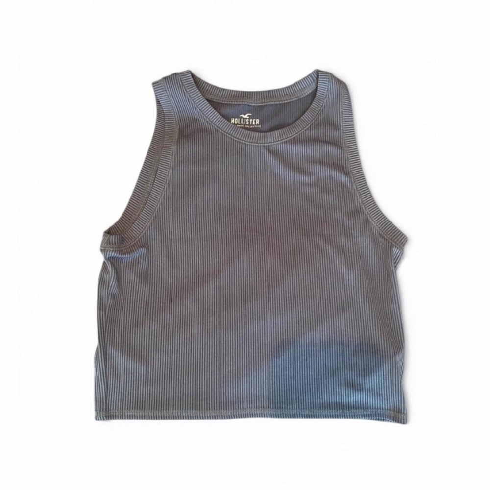 Hollister Gray Ribbed Tank Top